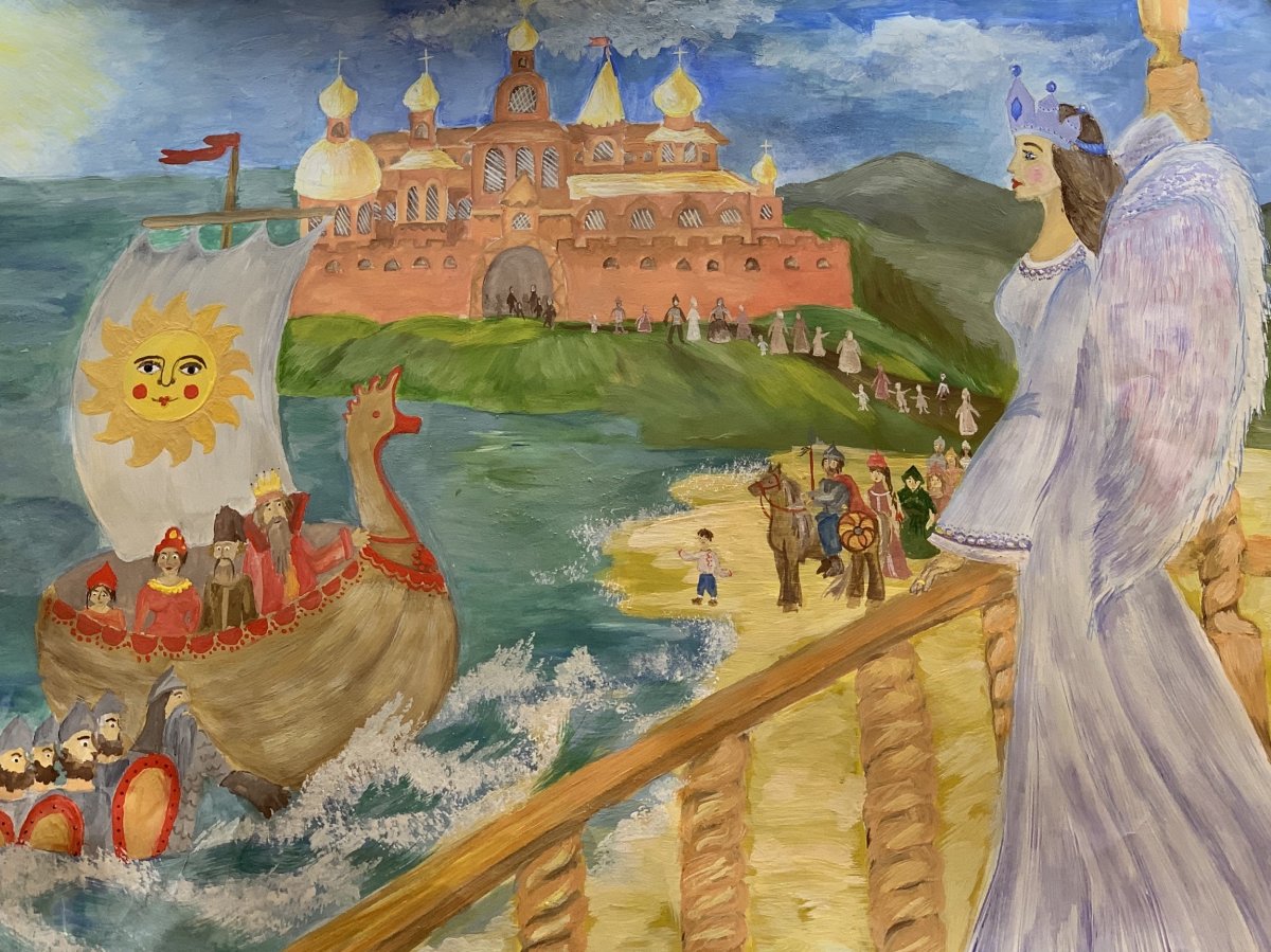 Ббедка из сказки о царе Салтане