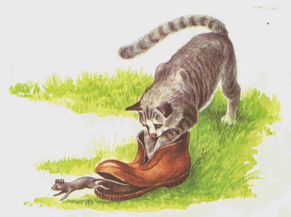 Иллюстрация к рассказу Беспризорная кошка