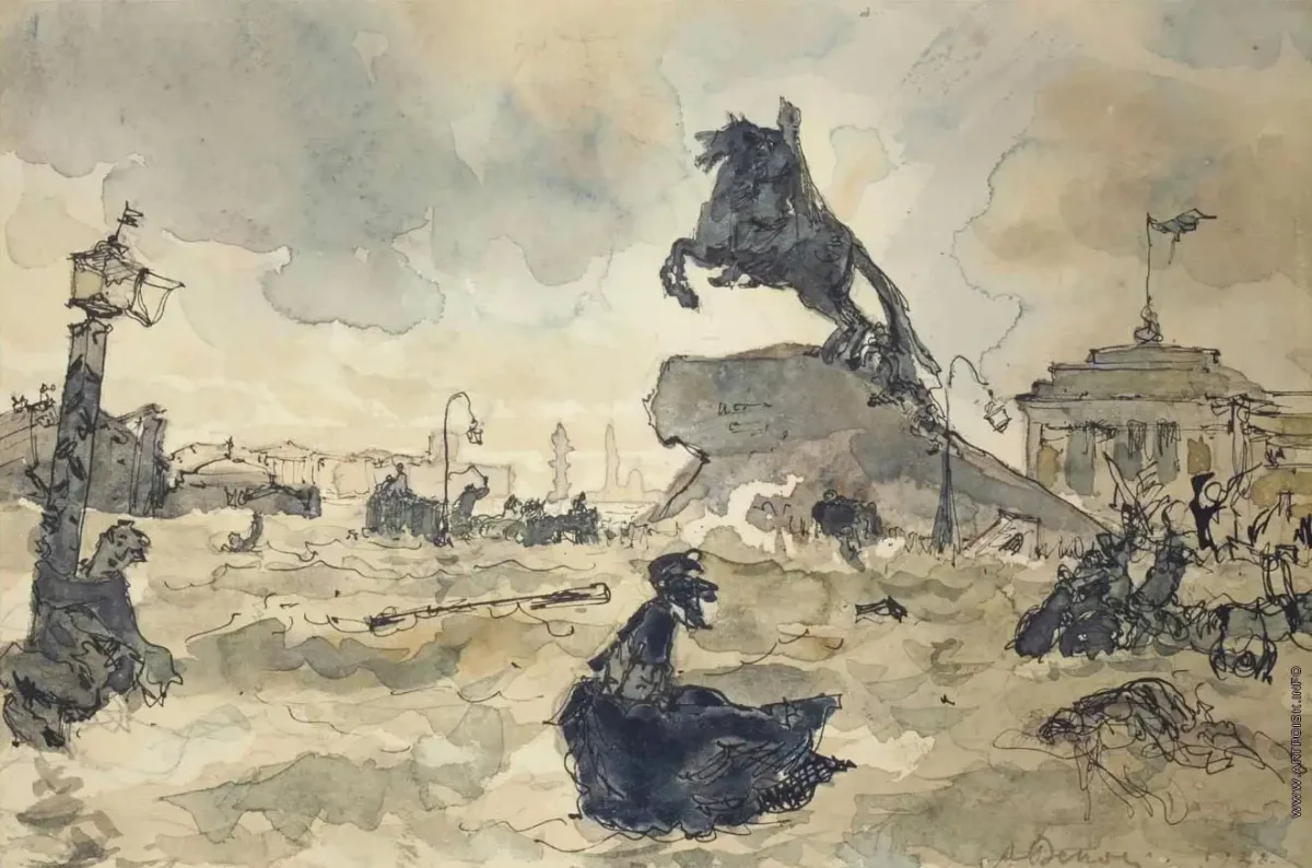 Художница Мария Павлова Исаакиевская площадь