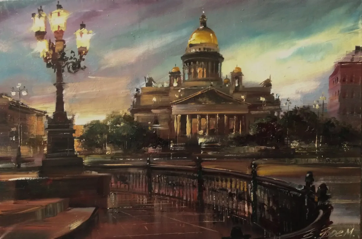 Банковский мост в Санкт-Петербурге