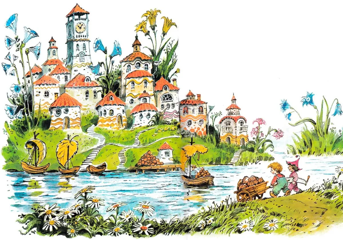 Незнайка в Солнечном городе Незнайка и волшебник