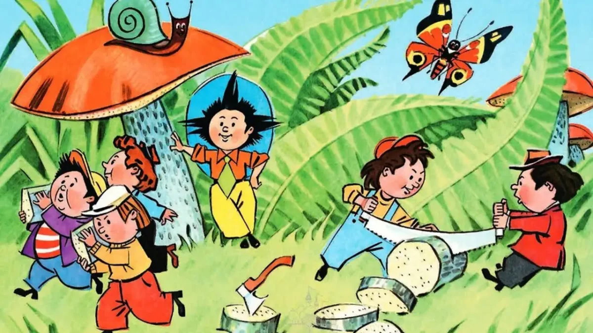 Пончик из Незнайки раскраска