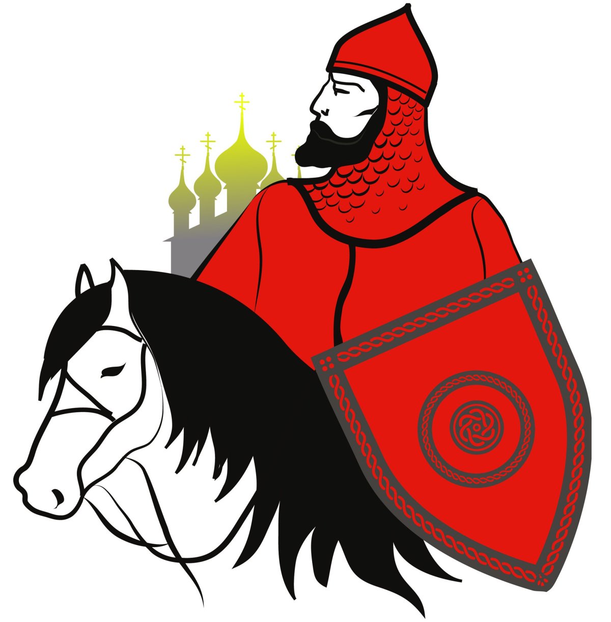 Куликовская битва раскраска