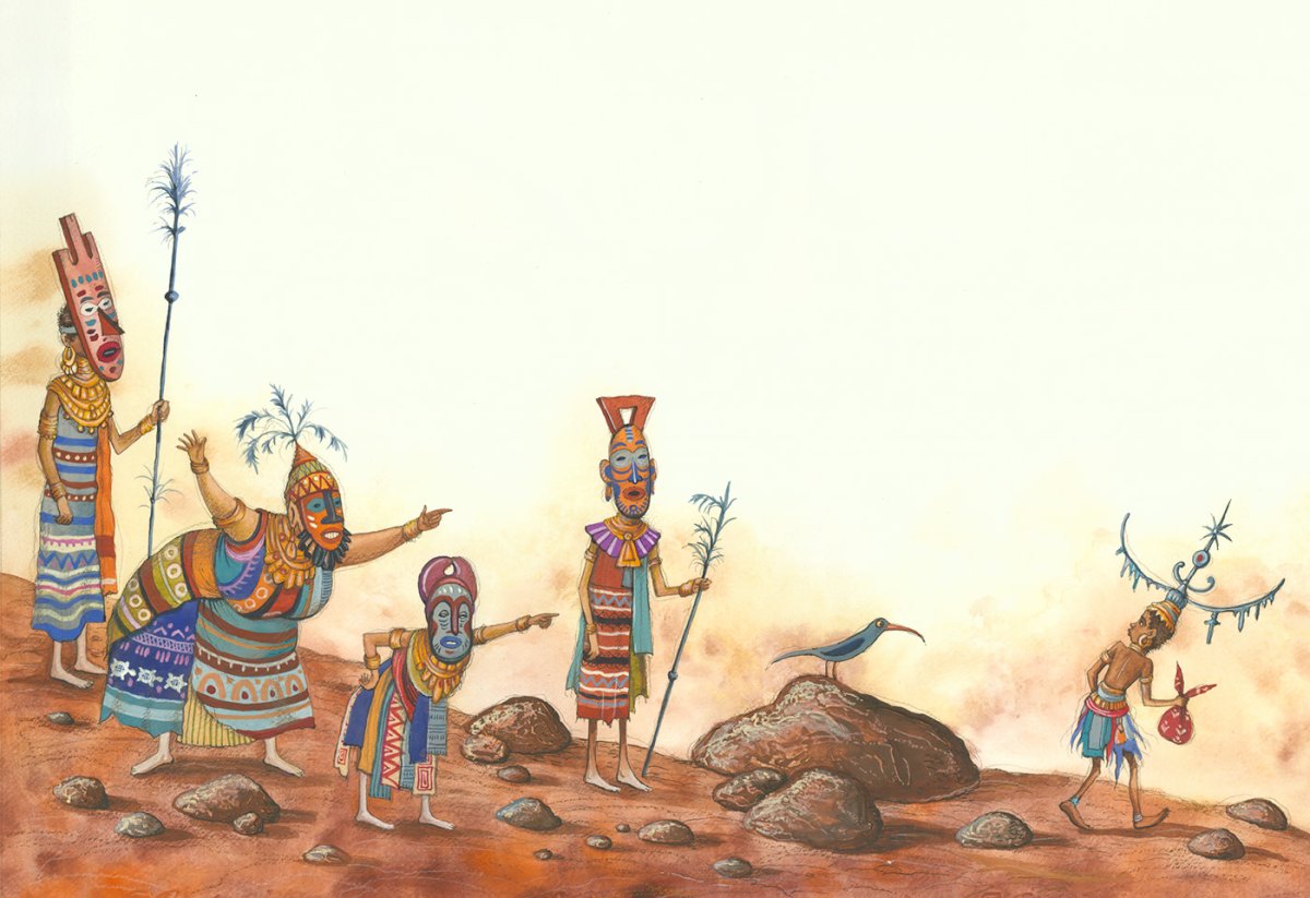 Иллюстрации к африканским сказкам