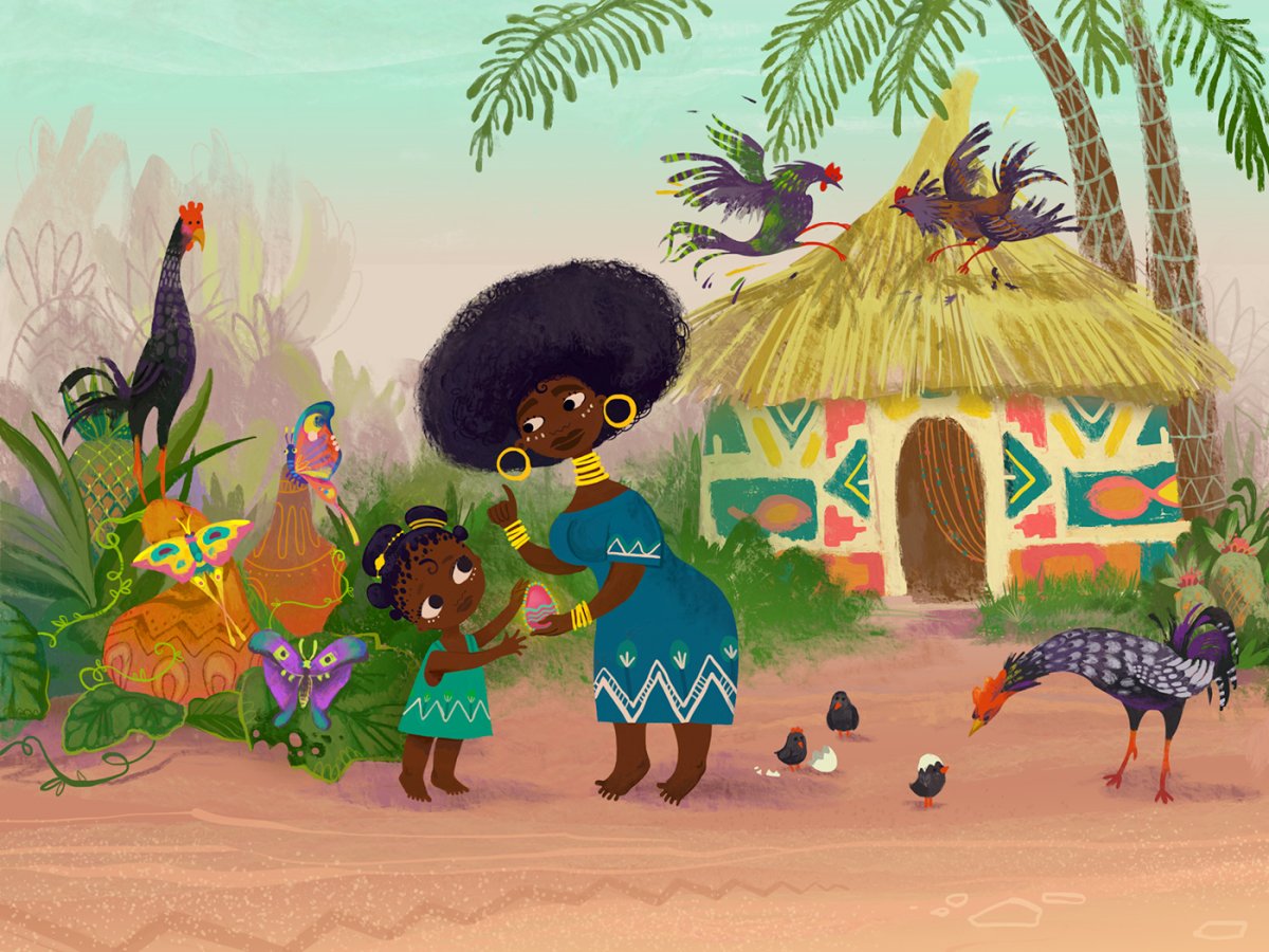 Иллюстрации к африканским сказкам