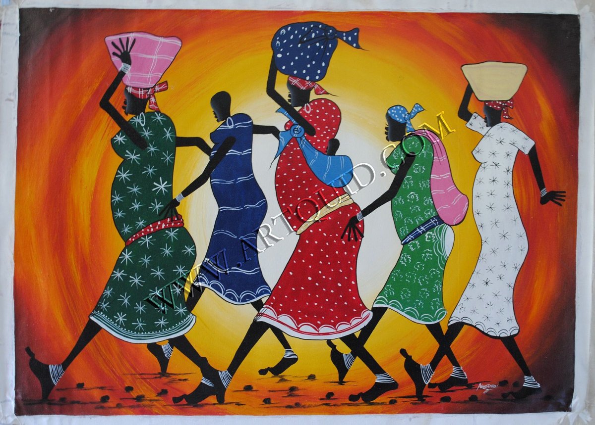 Стиль Тинга Тинга африканские женщины