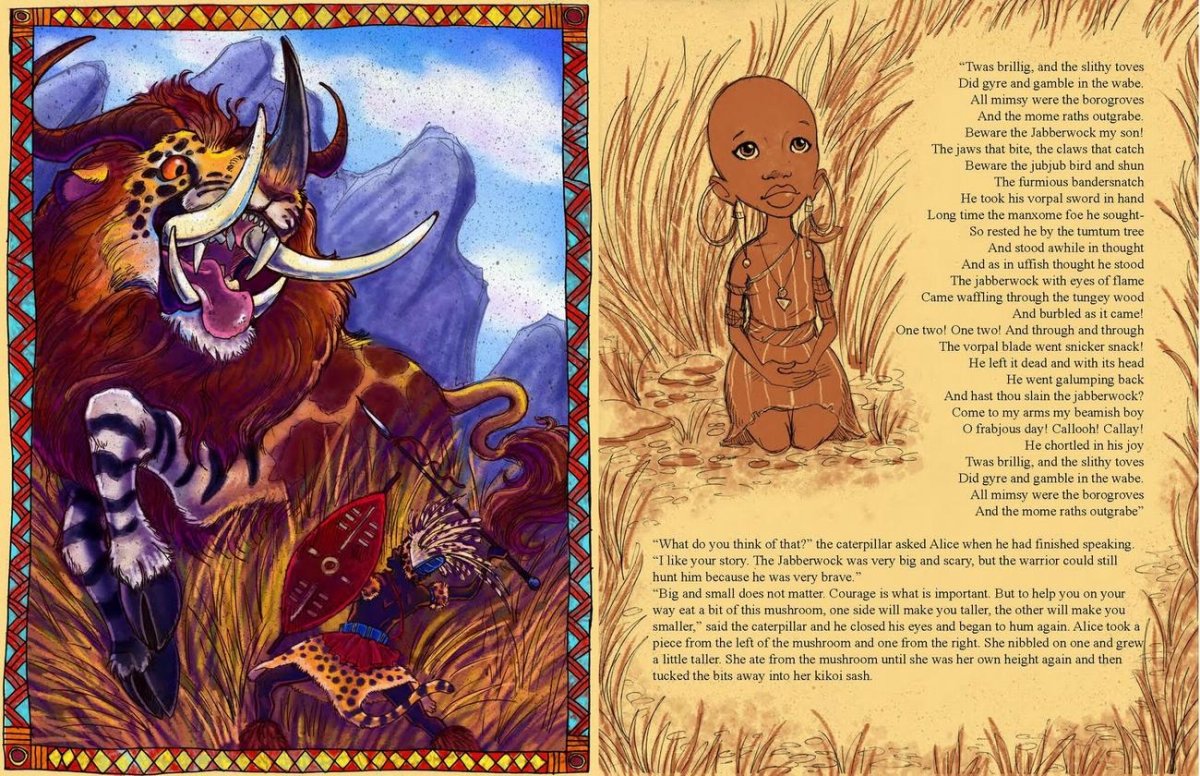 Алиса в стране чудес Африка