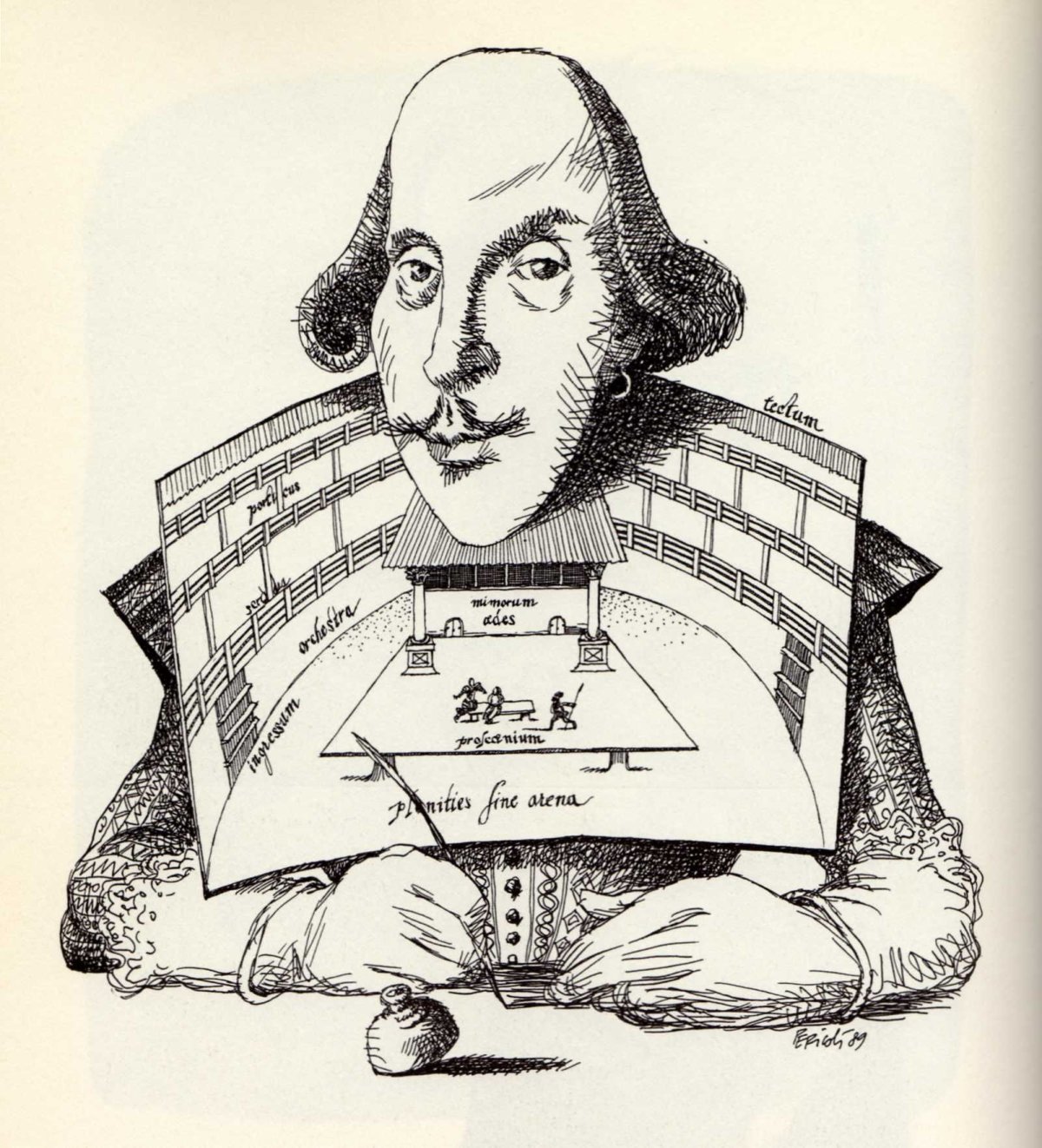 Шекспир портрет писателя