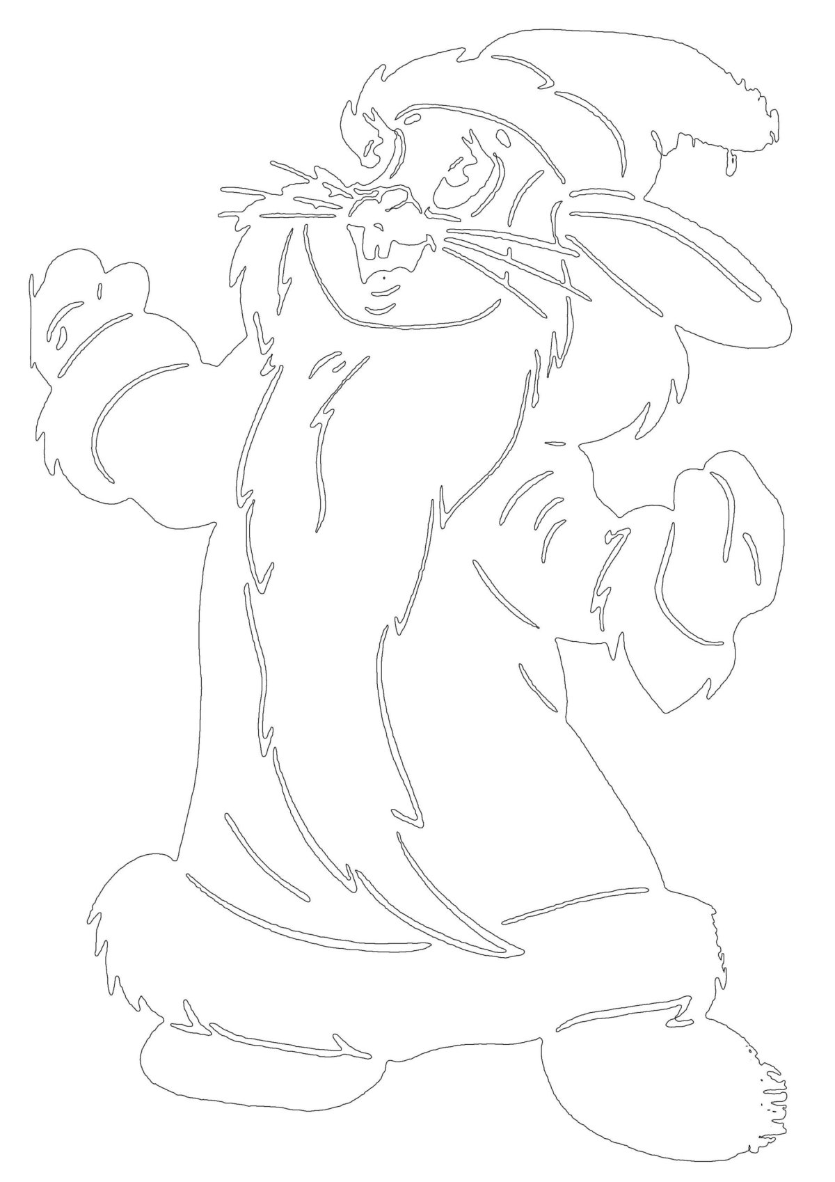 Детские раскраски волк ну погоди