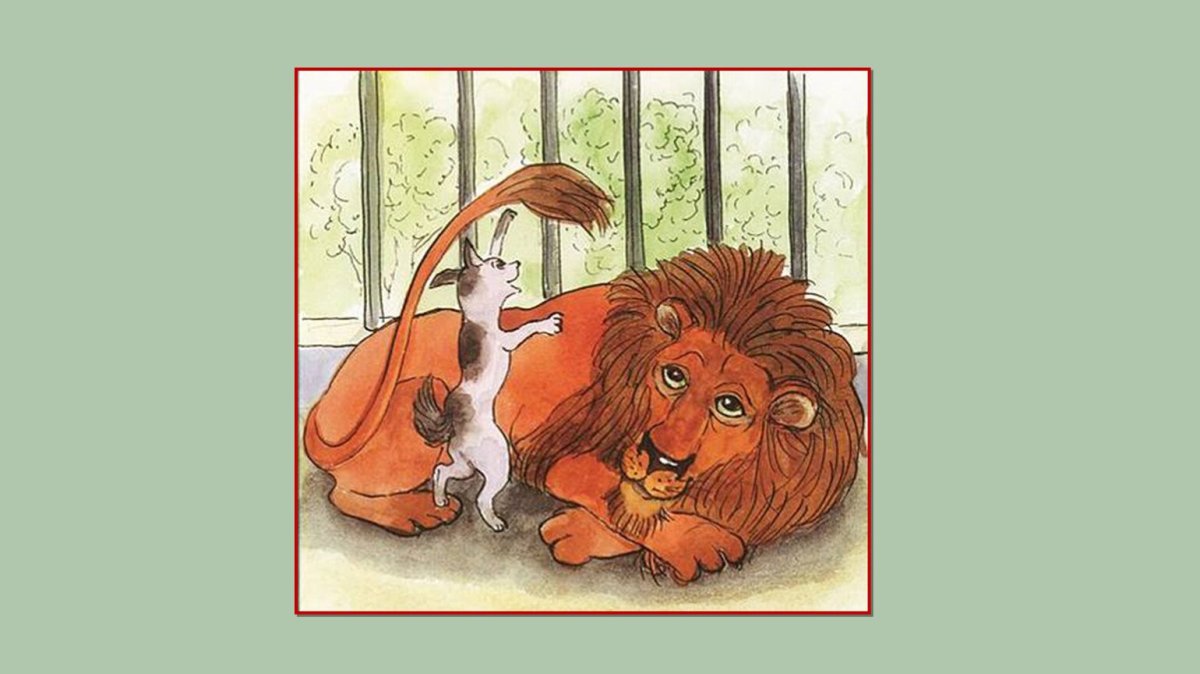 Львенок раскраска для детей