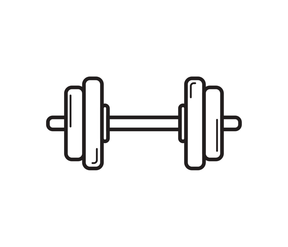 Гантели раскраска для детей