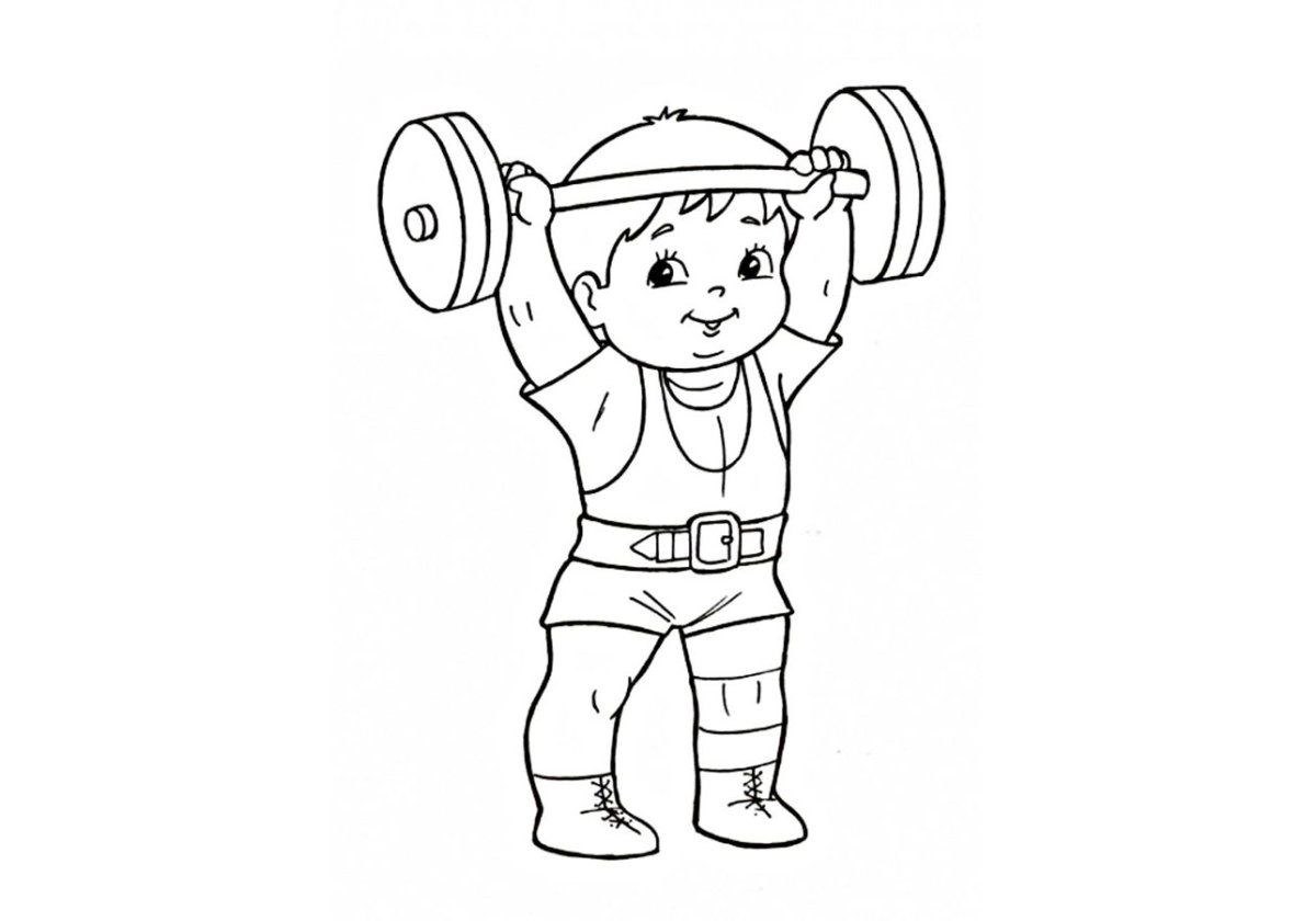 Спорт. Раскраска