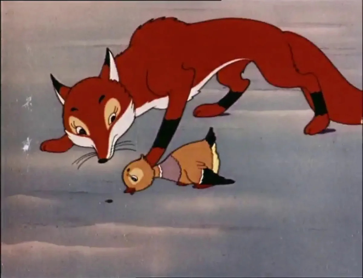 Серая шейка мультфильм