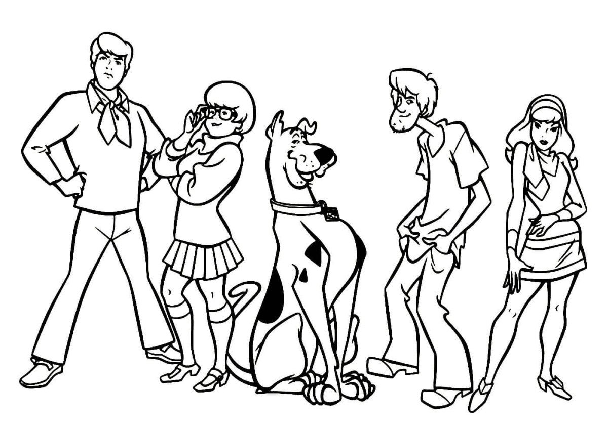 Рисунки для срисовки из мультиков