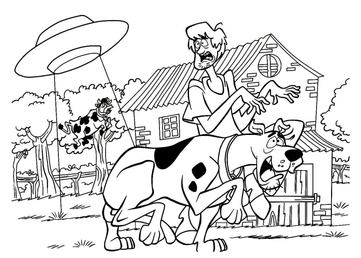 Раскраска Барби модная