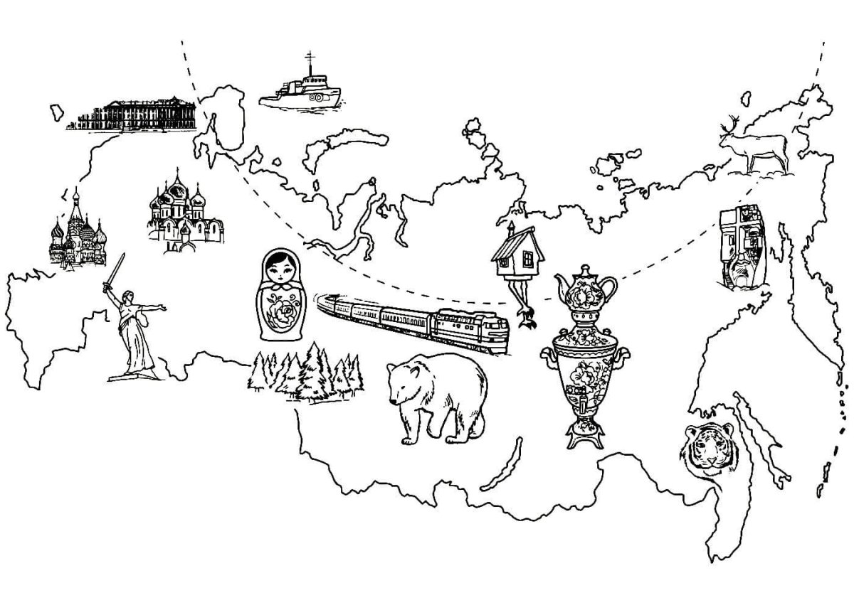 Родина раскраска для детей