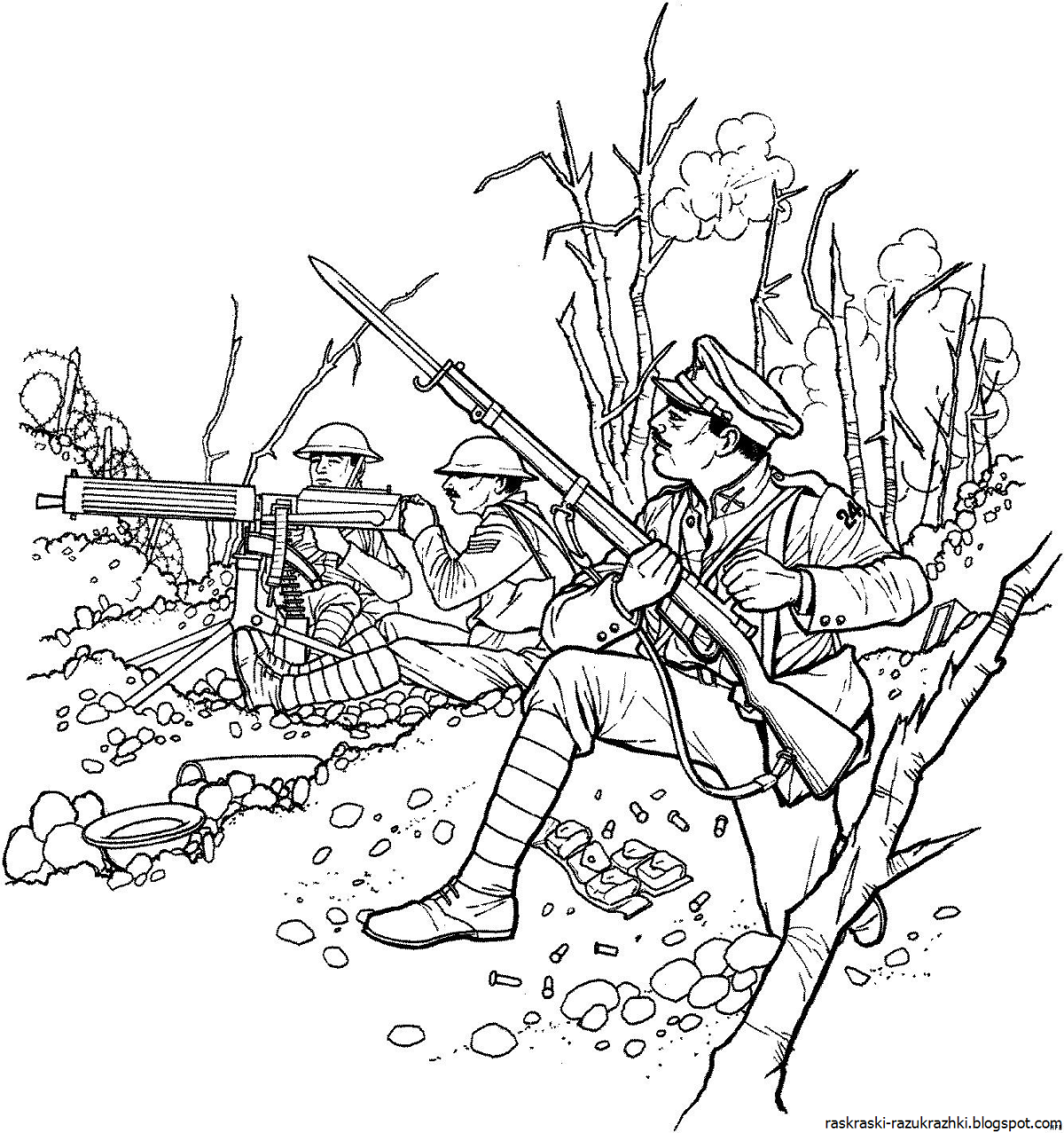 Ветеран рисунок карандашом