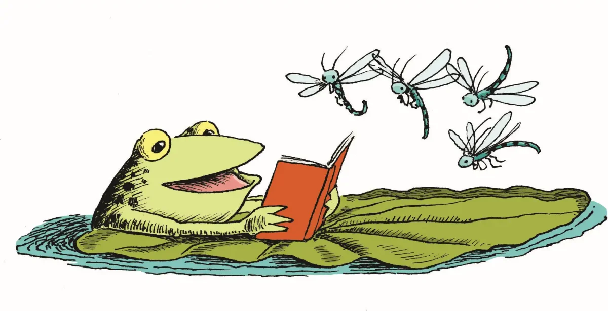 Картинки Лягушонок и рыбонька