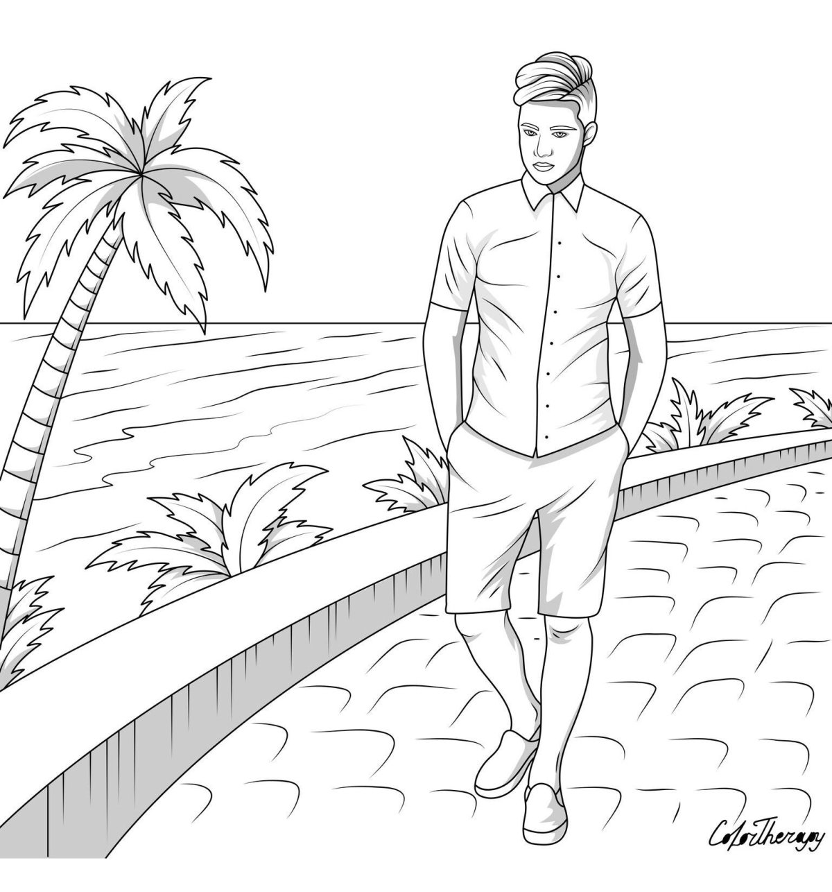 Раскраска фигуристка