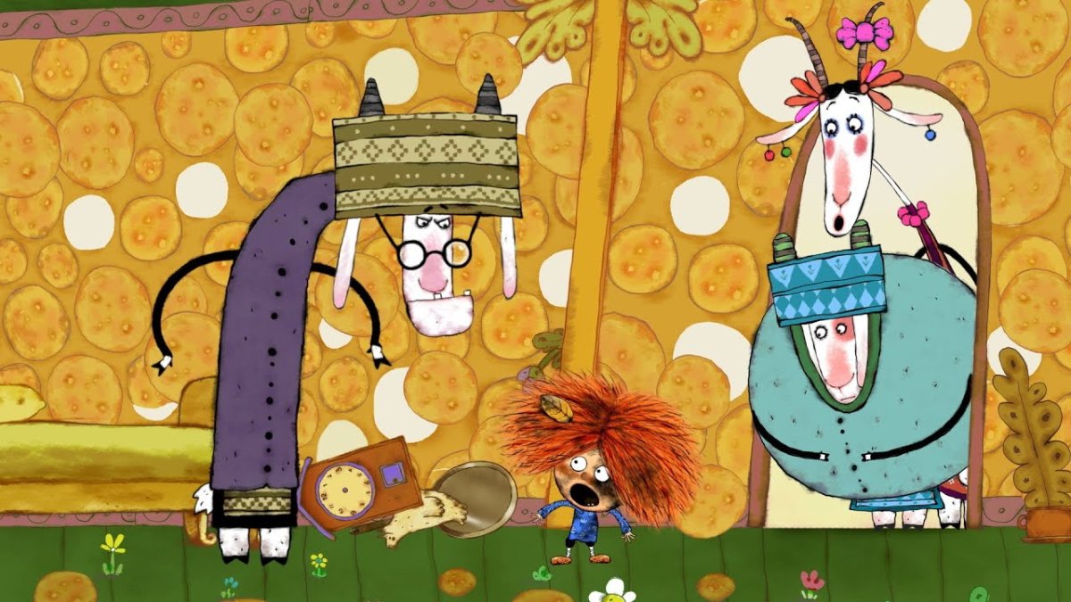 Лиса и кот мультфильм гора самоцветов