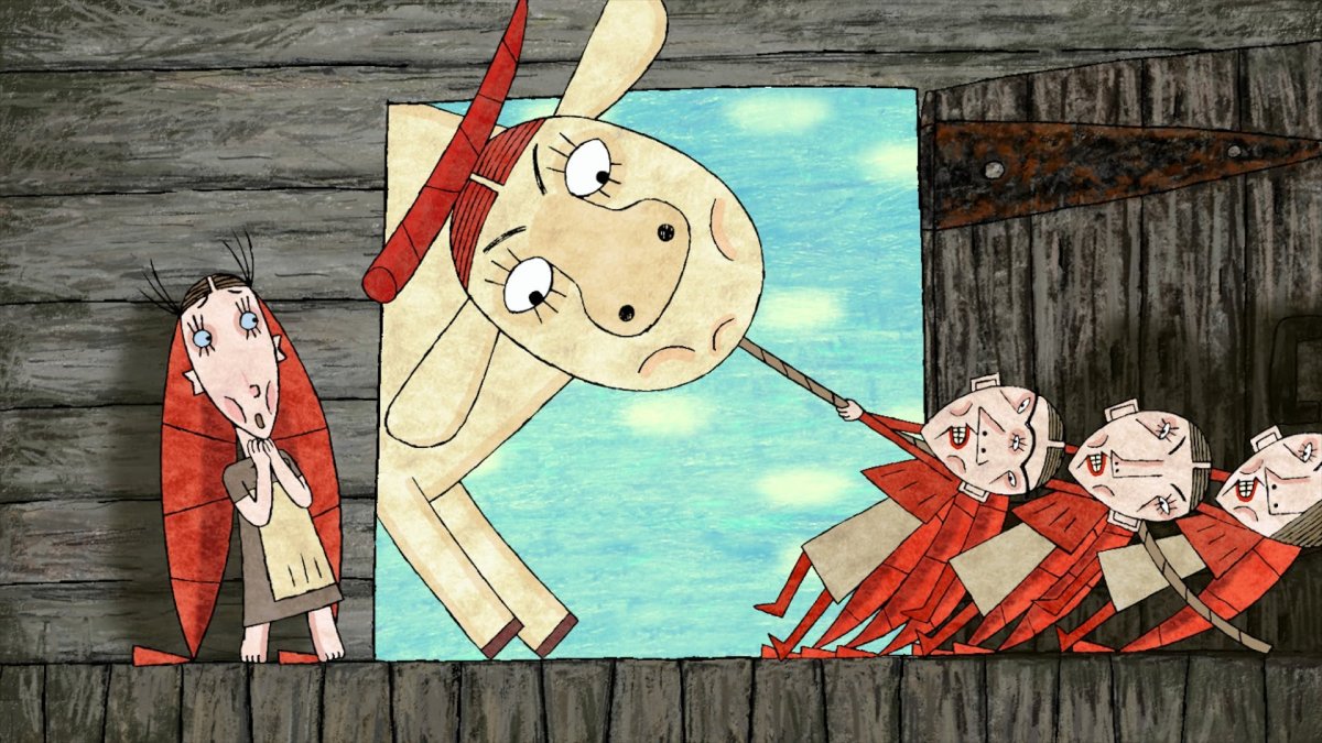 Иллюстрации к сказке Жихарка