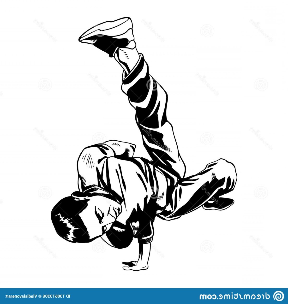 Би бой рисунок