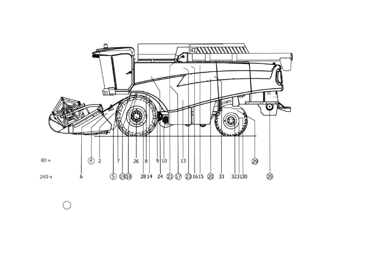 Нарисовать комбайн