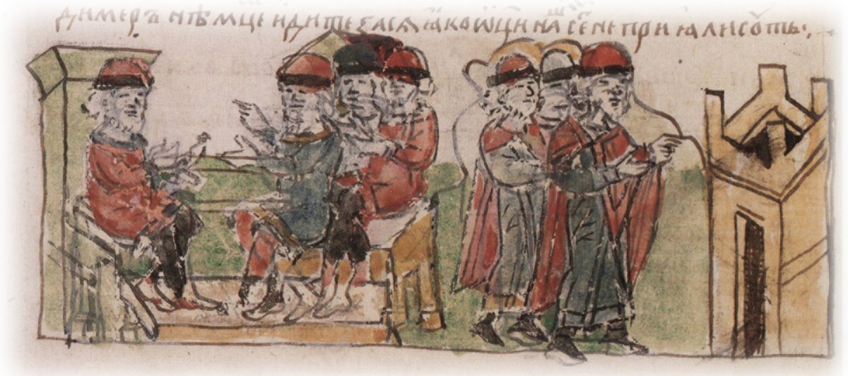 Выбор веры князем Владимиром Радзивиловская летопись