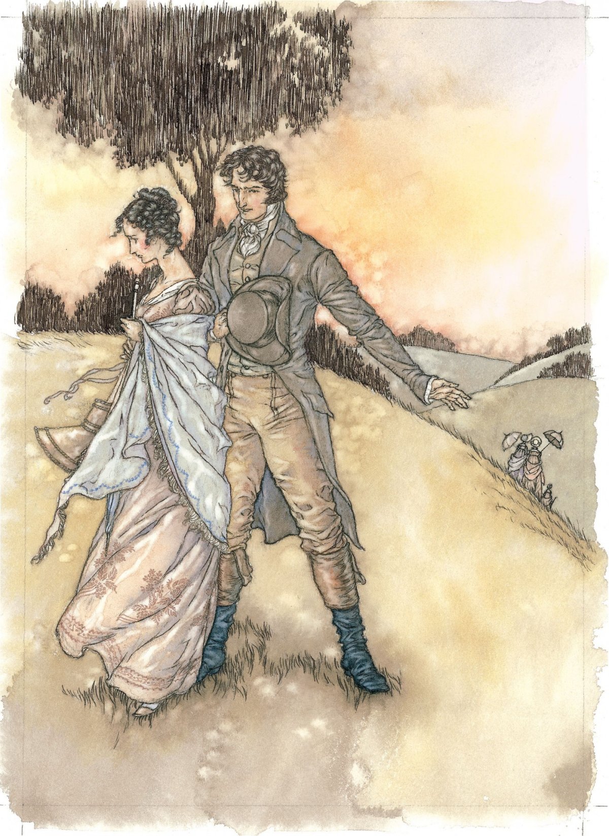 Иллюстрации к произведениям джейн остин