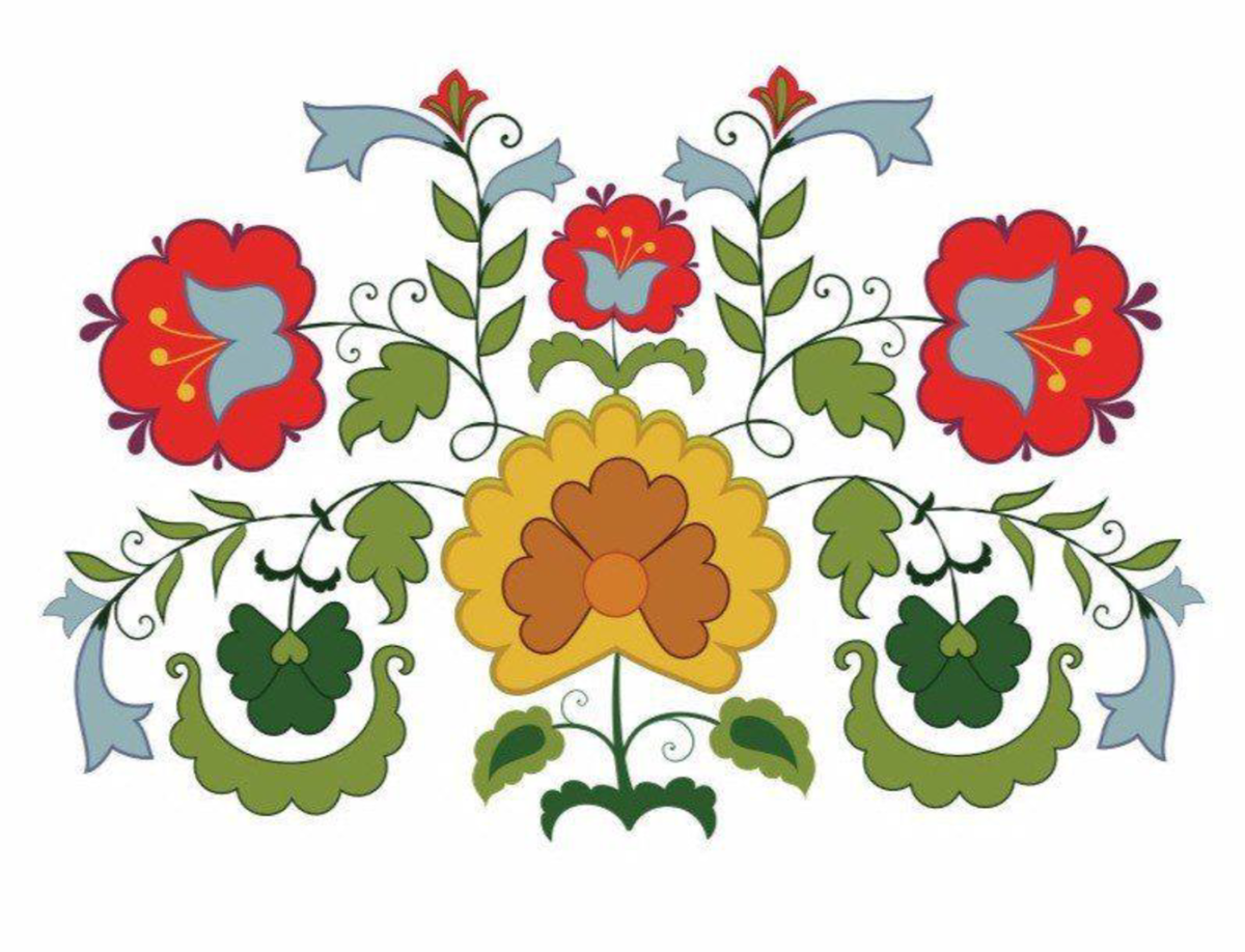 Верховая Хохлома Зинаида Голубева