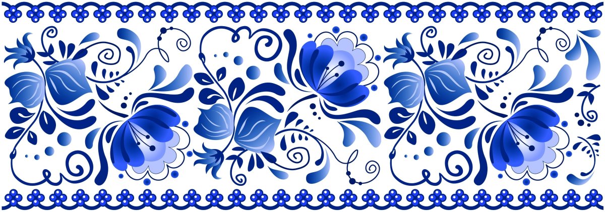 Петриковская роспись Рябинка