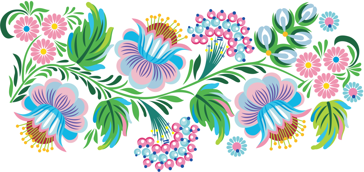 Золотая Хохлома роспись элементы росписи