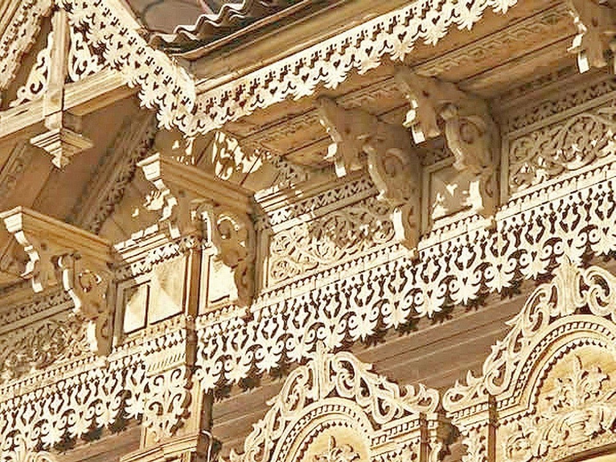 Резные наличники Суздаль