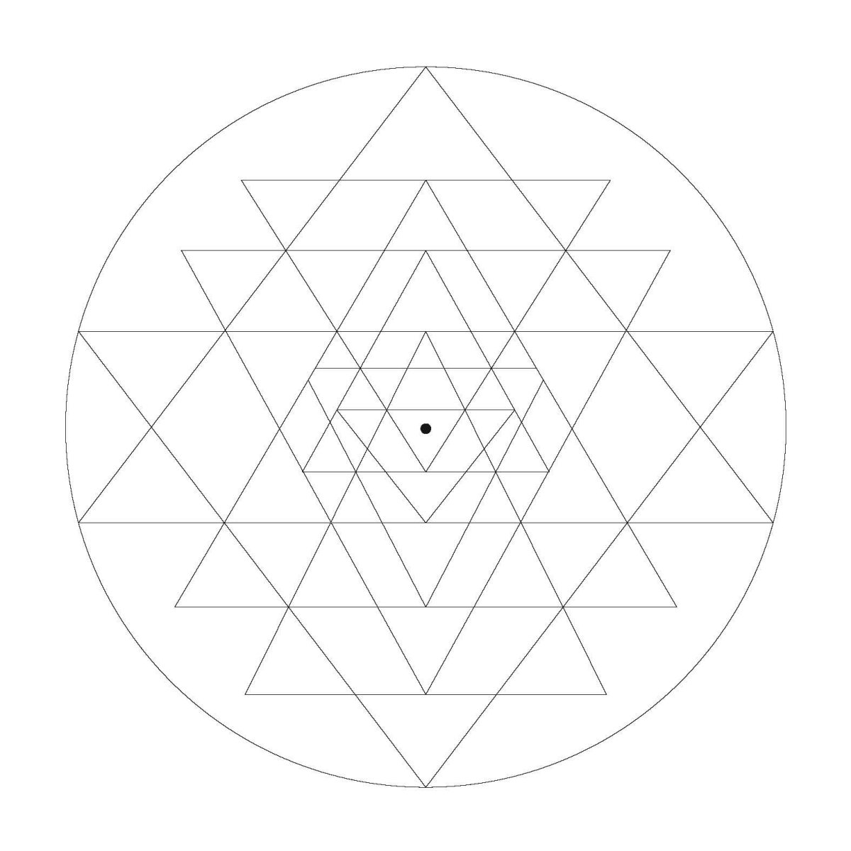 Шри Янтра вектор