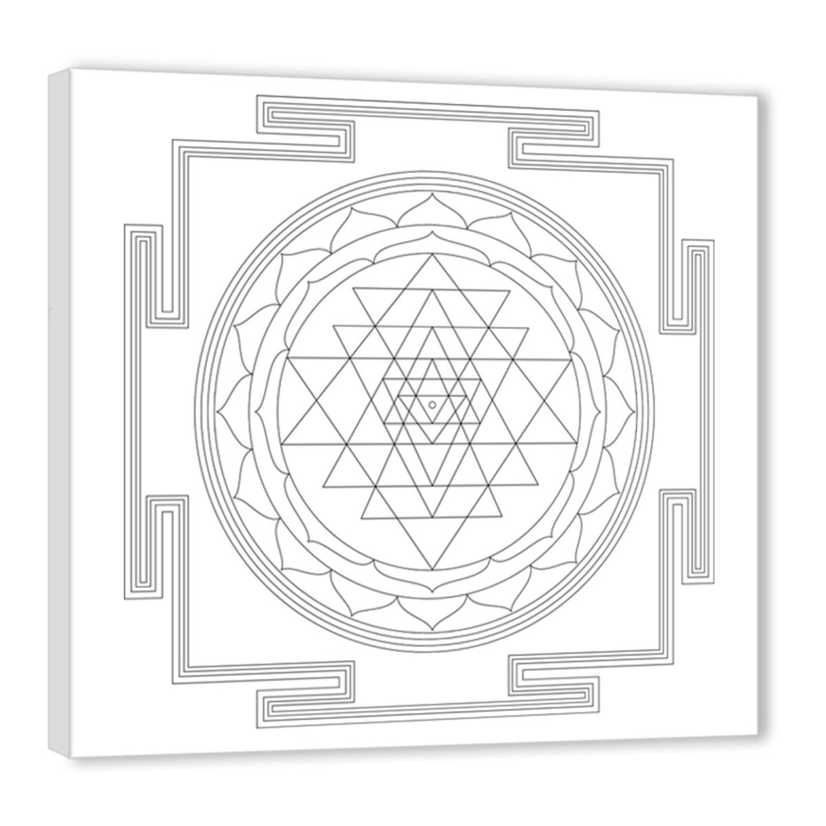 Шри Янтра контур