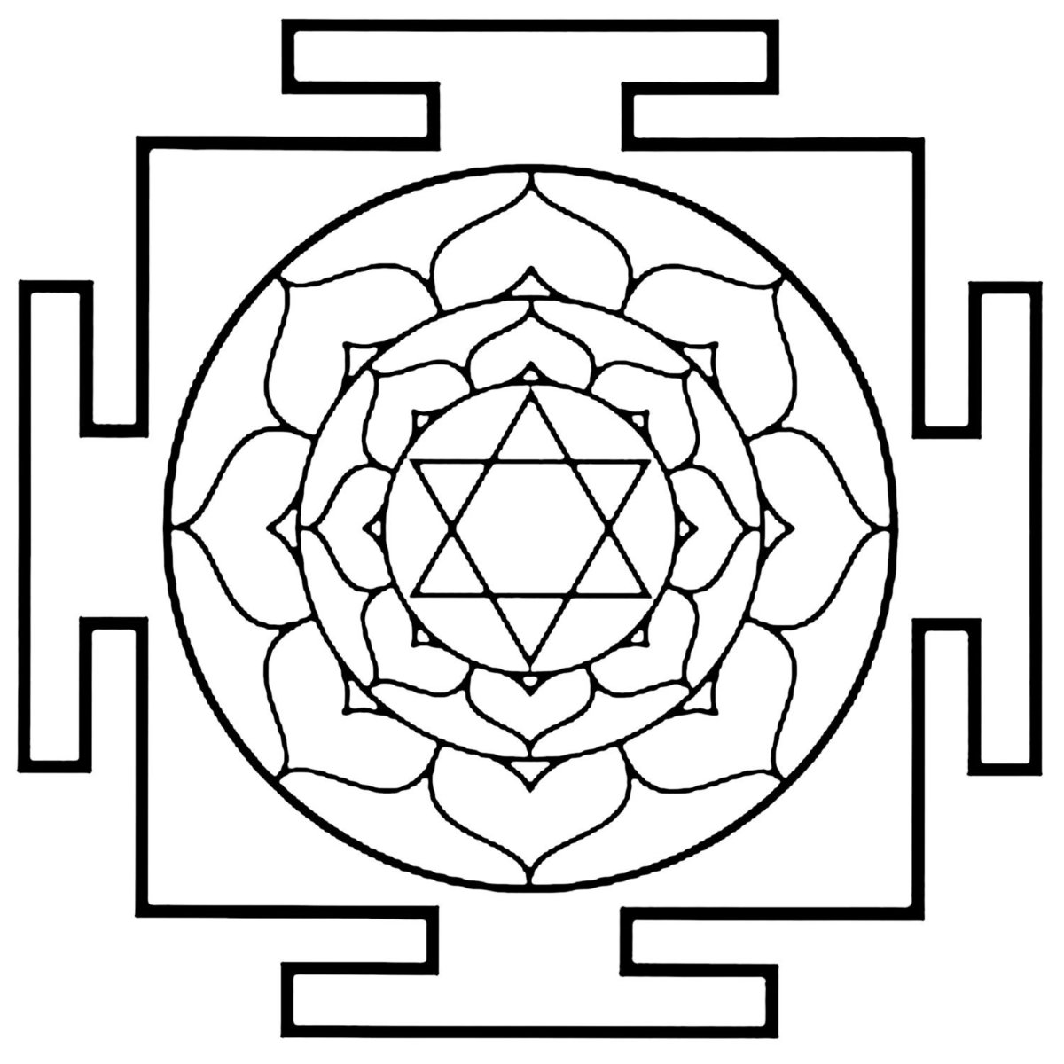 Сарасвати Янтра Мандала