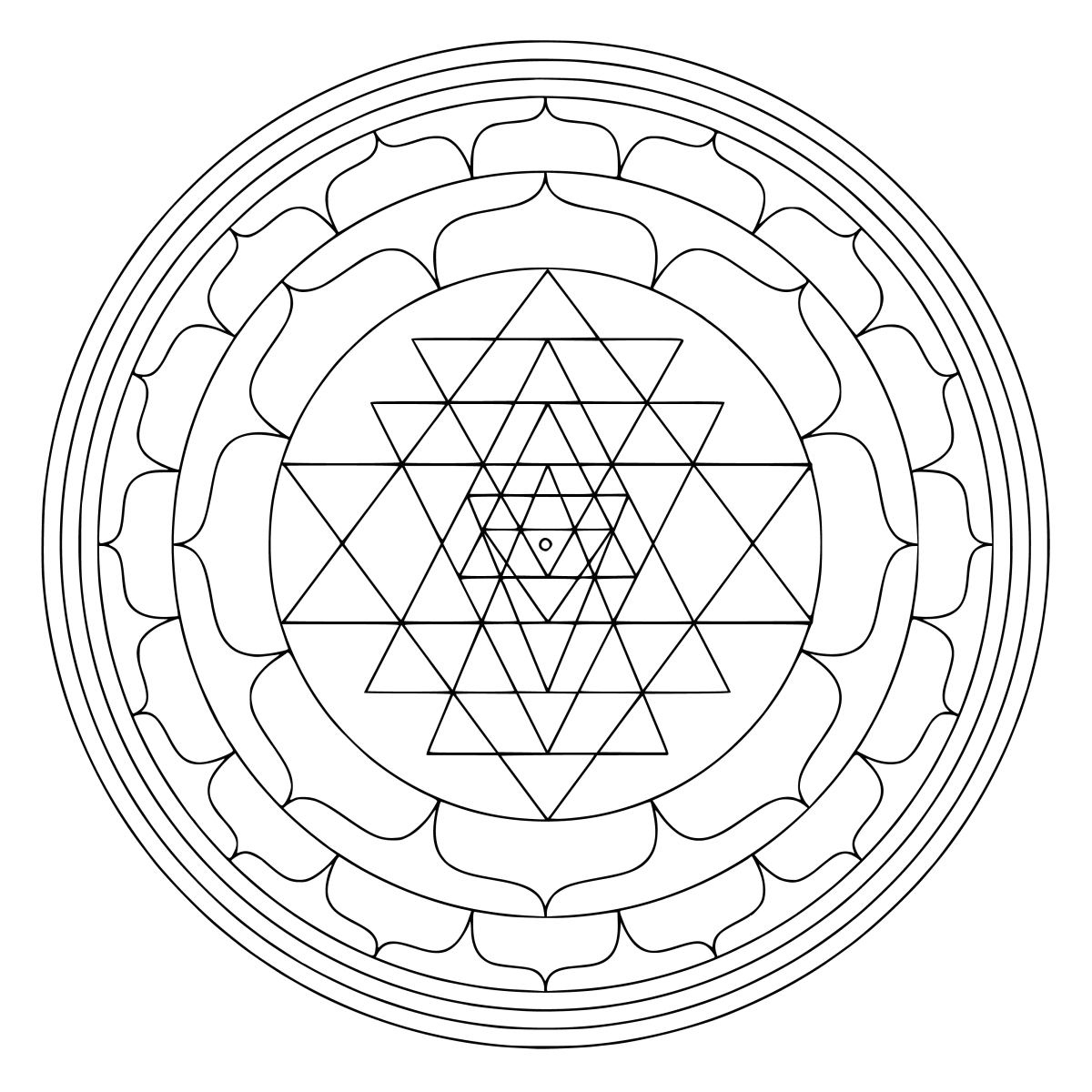 Мандала Шри Янтра