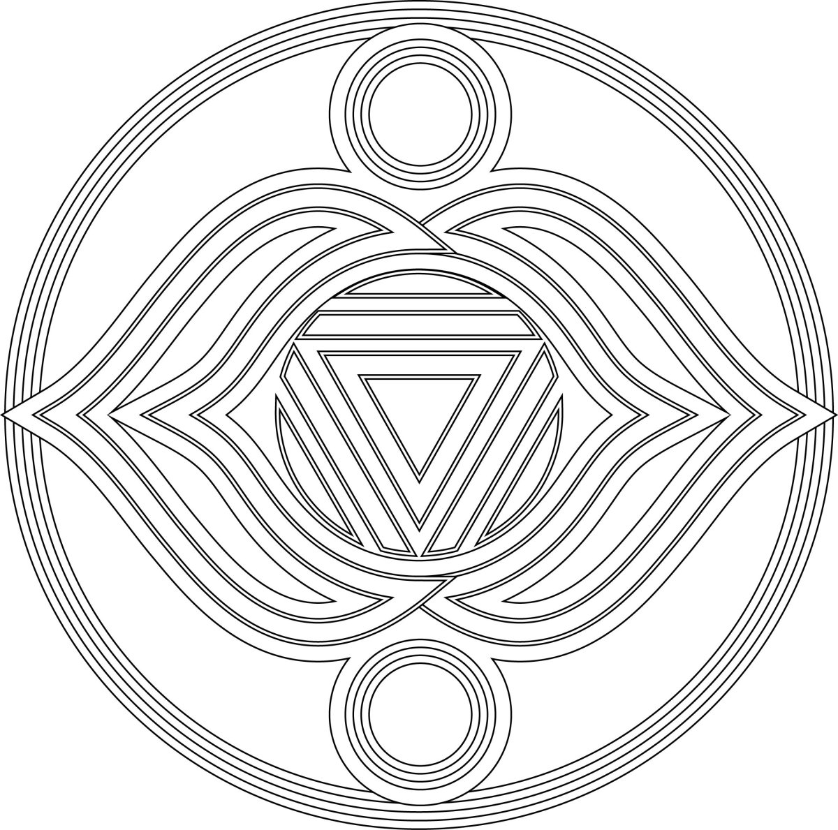 Мандалы Манипура Анахата чакр