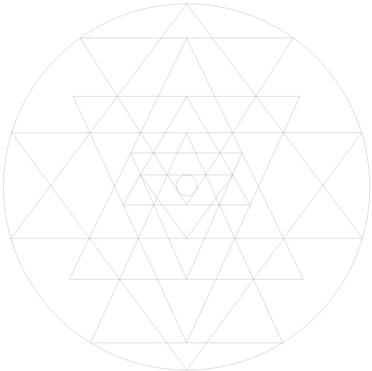 Треугольник Шри Янтра