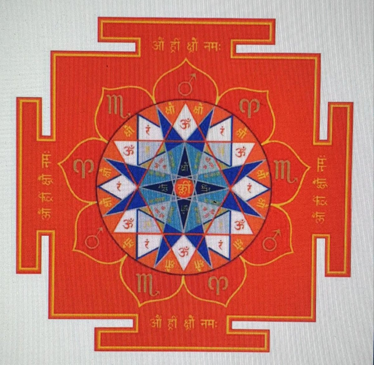 Наваграха Янтра девяти планет