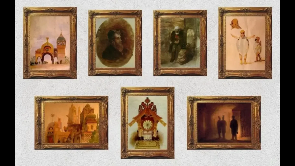 Картина Мусоргского прогулка