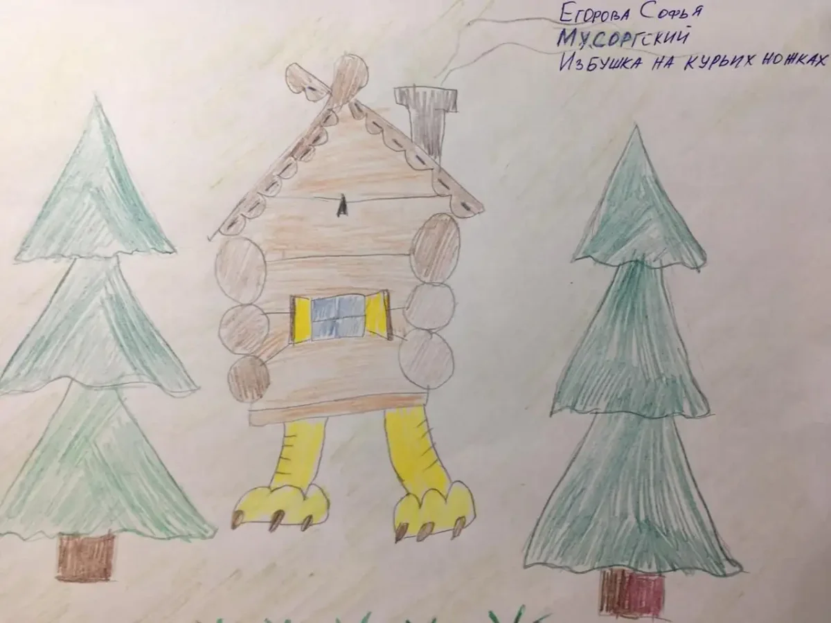 М Мусоргский избушка на курьих ножках
