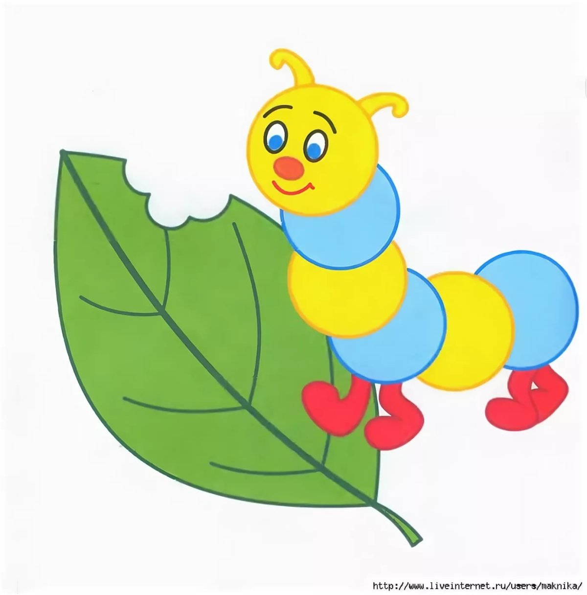 Голова гусеницы раскраска для детей