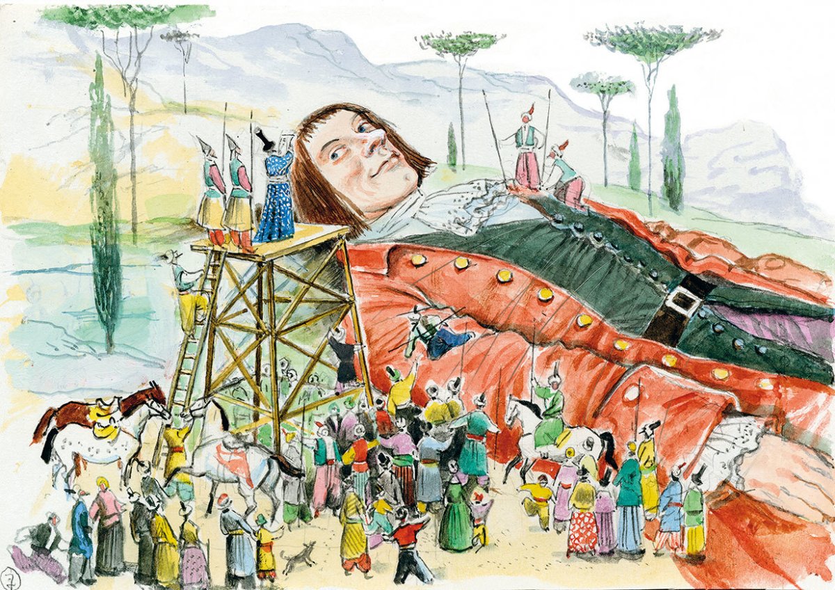 Джонатан Свифт Гулливер в стране лилипутов