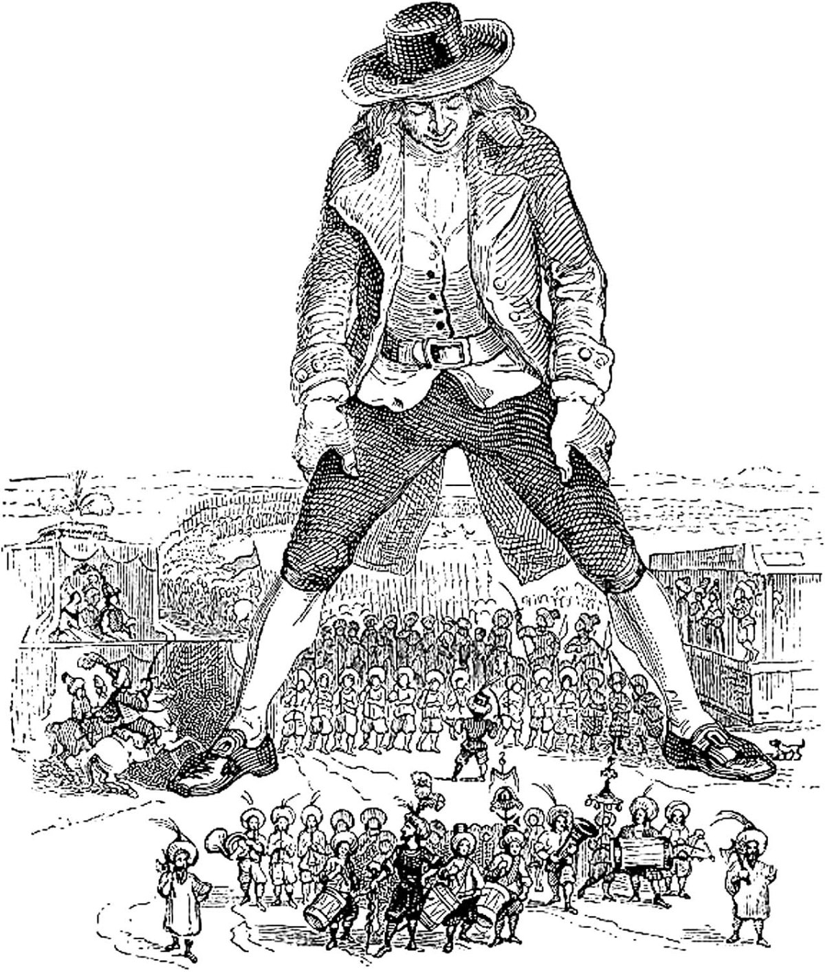 Жан Гранвиль путешествия Гулливера