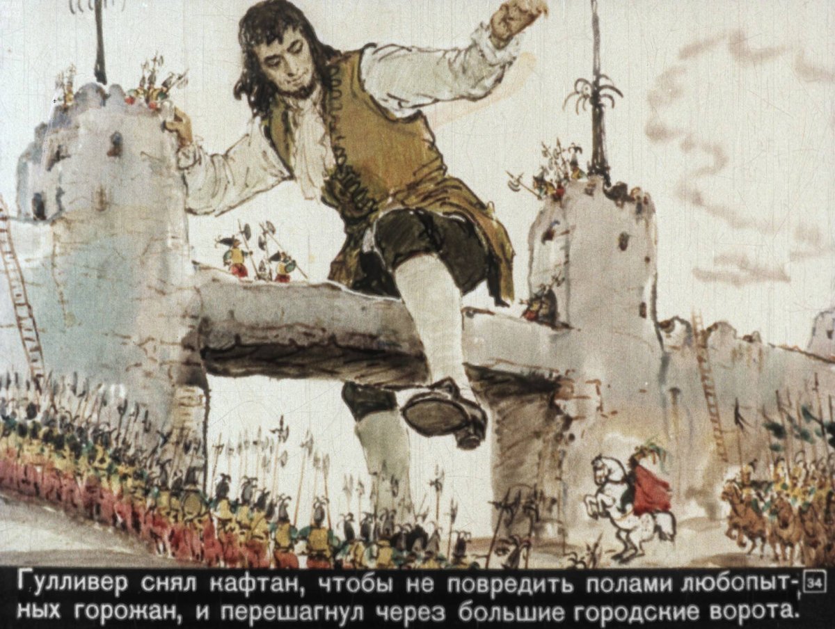 Путешествие Гулливера путешествие в Лилипутию