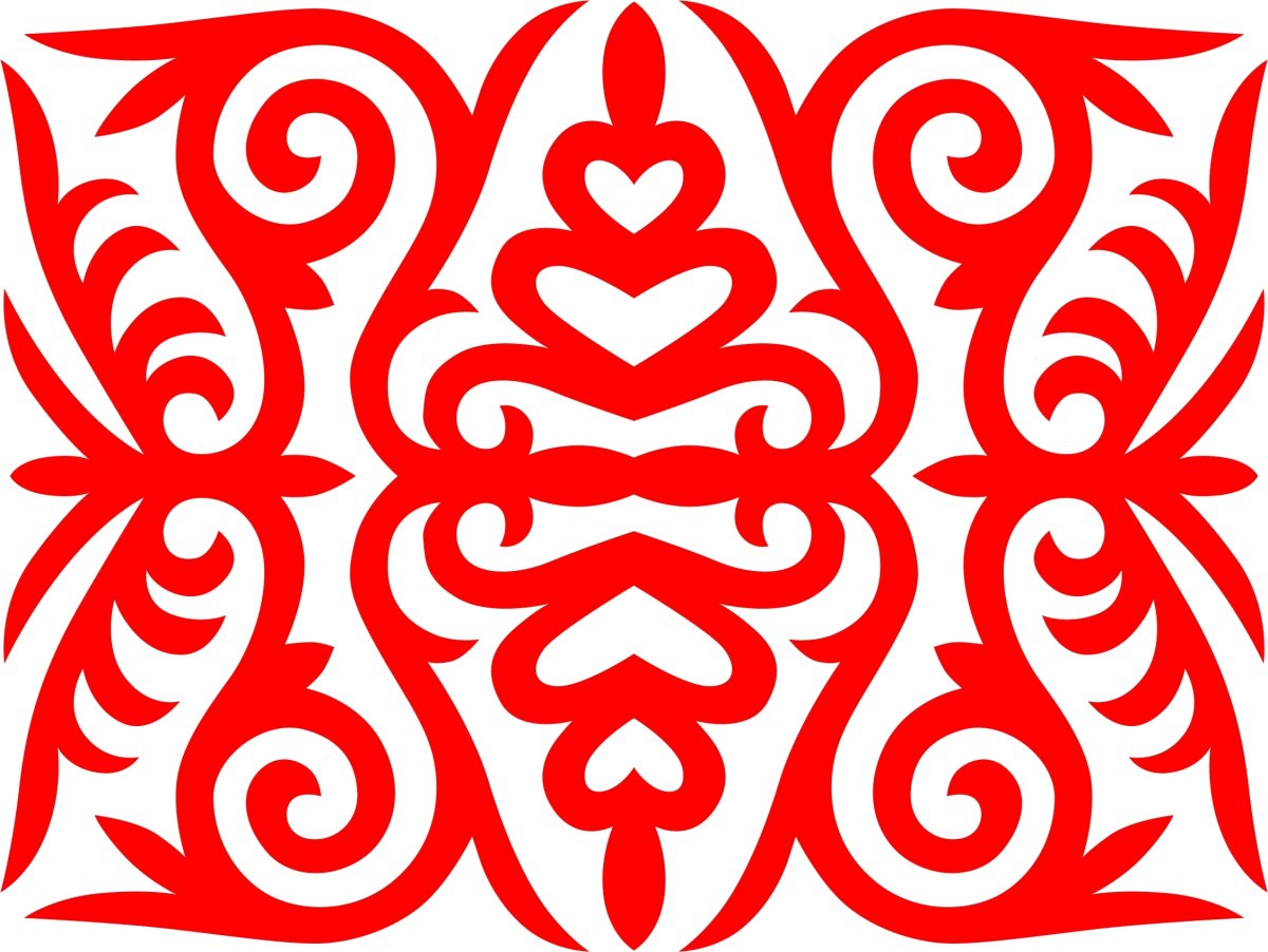 Зооморфные орнаменты казахские