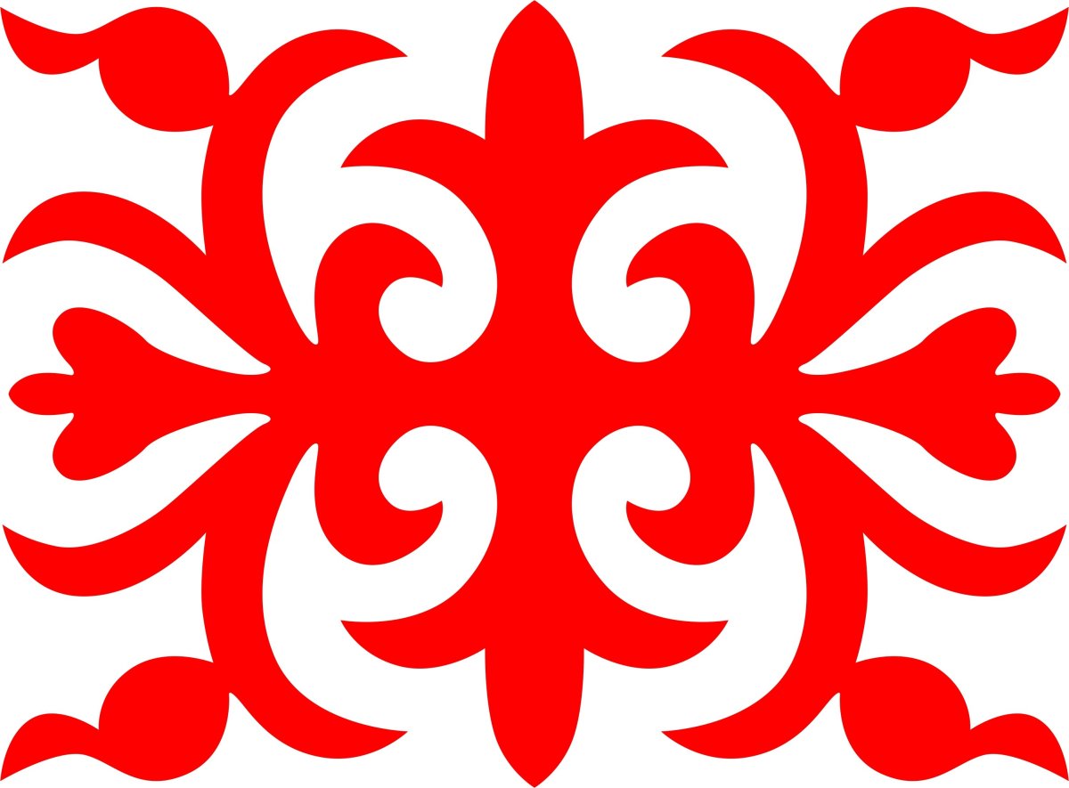 Кыргызский орнамент Оймо