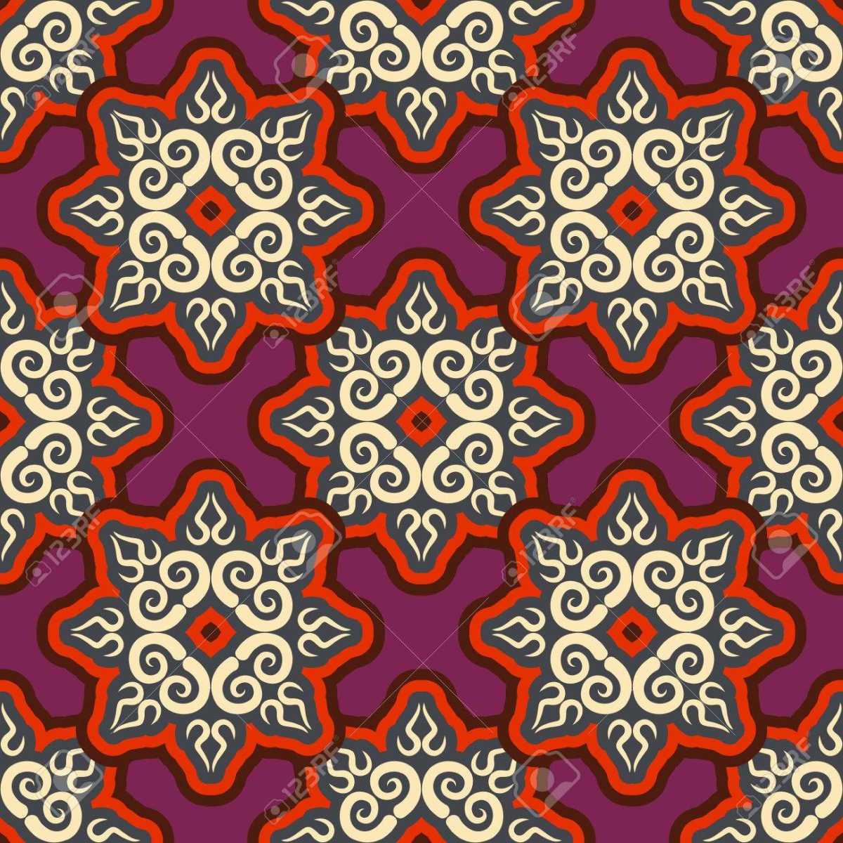 Орнамент казахский национальный