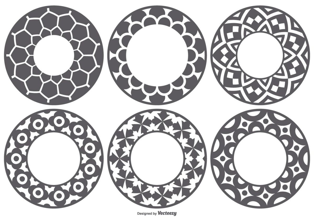 Круглый узор